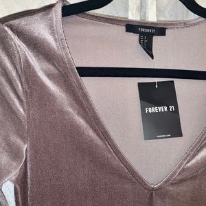 Forever 21 Velour dress- Brand new